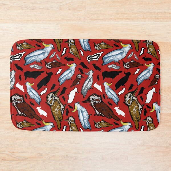Item preview, Australian Native Bird Print - Cockatoos and Kookaburras designed and sold by Annalee Beer.