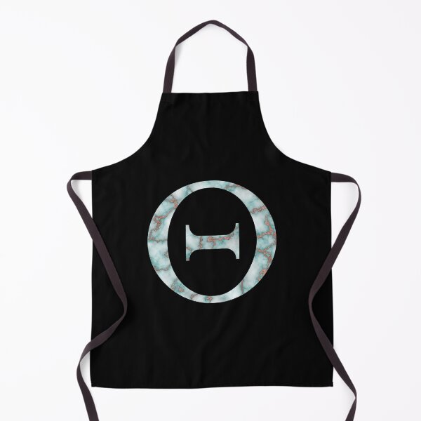 Item preview, Theta Greek Letter Rose Gold Teal Marble designed and sold by MSA-42.