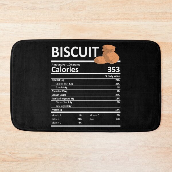Item preview, Biscuit Nutritional Value Funny Festive Holiday designed and sold by fatamyfan1.
