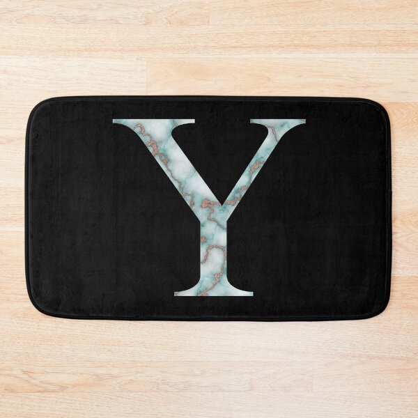 Item preview, Upsilon Greek Letter Rose Gold Teal Marble designed and sold by MSA-42.