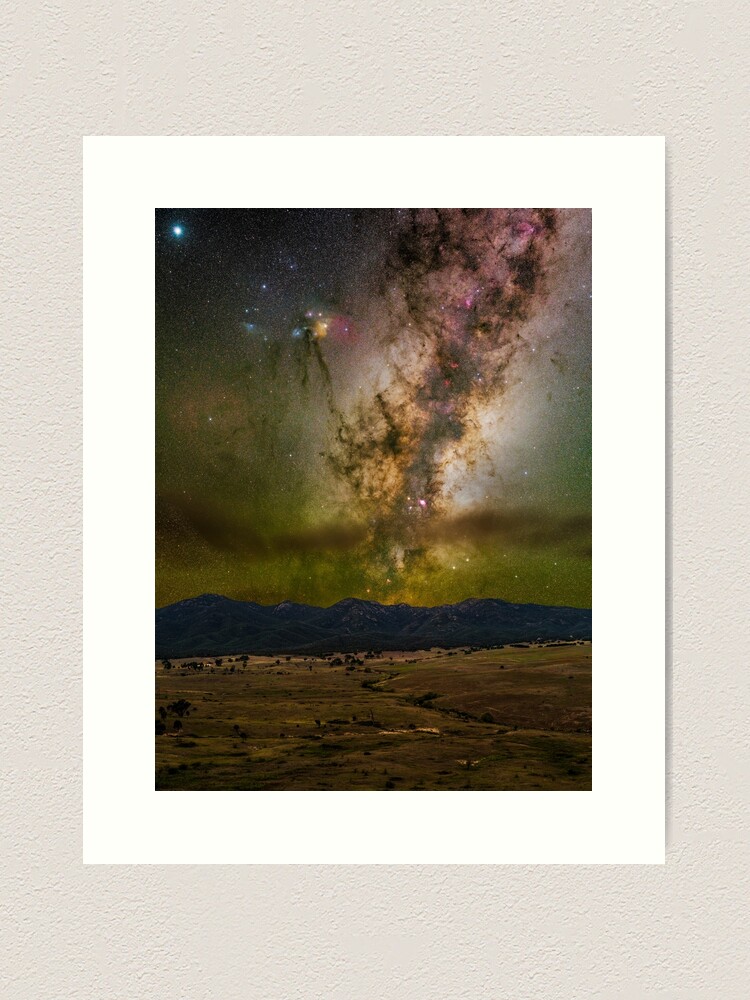 Thumbnail 1 of 3, Art Print, Tinderry South, Night Sky designed and sold by Sethlazar.