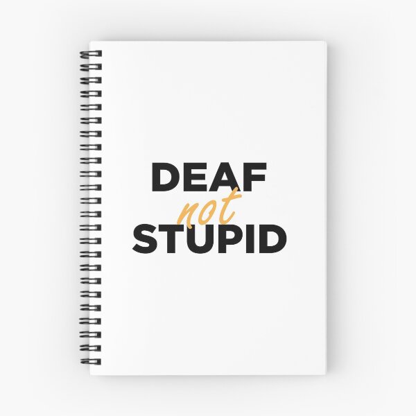 Item preview, Deaf Not Stupid Shirt  designed and sold by GoldenDov.