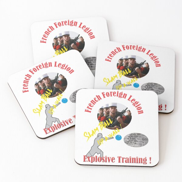 Item preview, French Foreign Legion, Slam Ball Up a Wall, Explosive Training designed and sold by JeanJohnJohn.