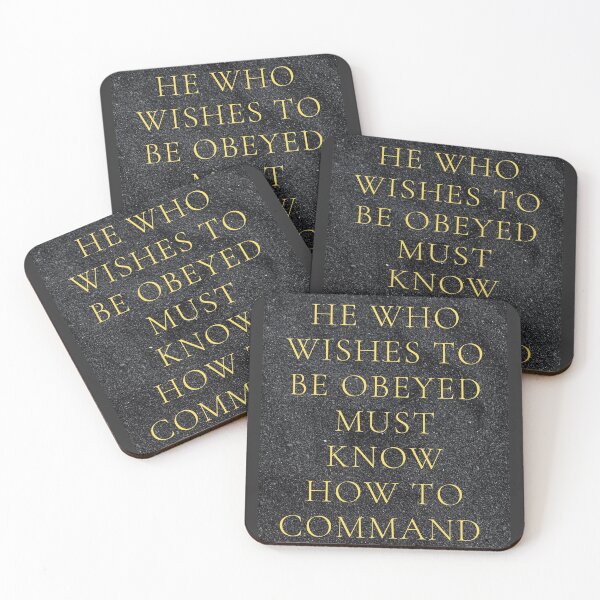 Item preview, Niccolo Machiavelli: "He who wishes to be obeyed must know how to command" designed and sold by newtree.