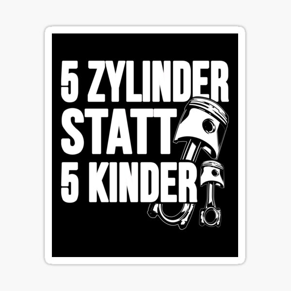 Sticker Zylinder Redbubble