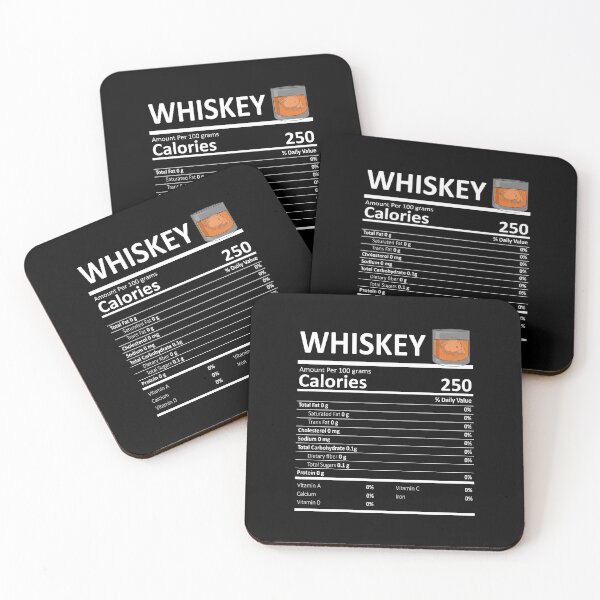 Item preview, Whiskey Nutritional Value Funny Festive Holiday designed and sold by fatamyfan1.