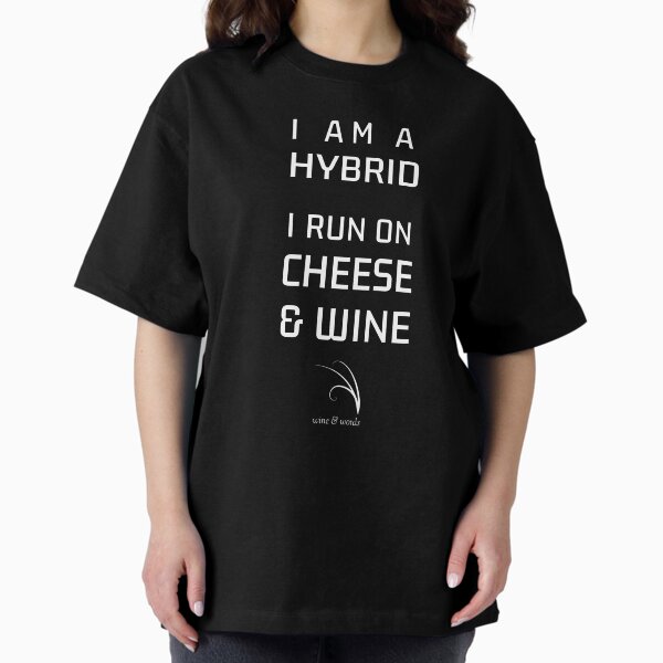 Item preview, Wine quote hybrid run on cheese and wine2 designed and sold by wineandwords.