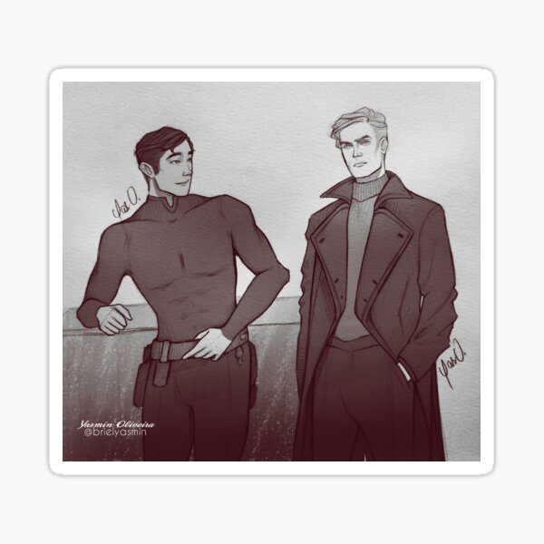Kenji and Warner Sticker