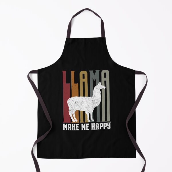 Item preview, Cute & Funny Llama Make Me Happy Retro Llamas designed and sold by perfectpresents.