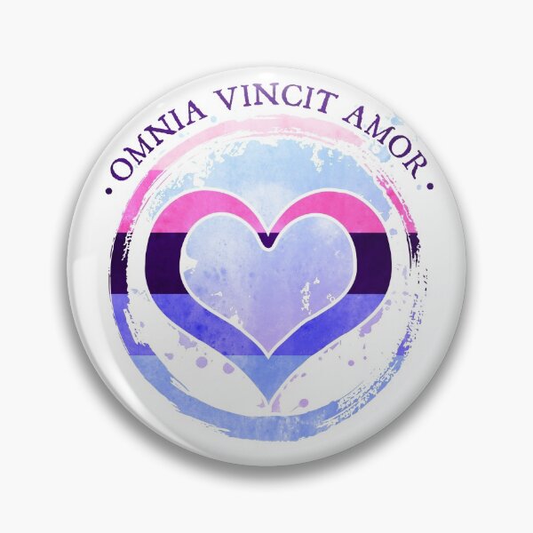 Item preview, Love conquers all heart - Omni flag - LGBTQ designed and sold by zachholmbergart.