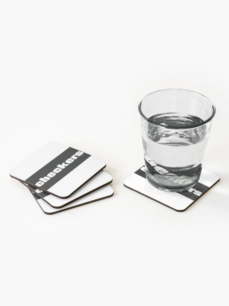 Thumbnail 2 of 5, Coasters (Set of 4), Checkers designed and sold by ProjectX23.