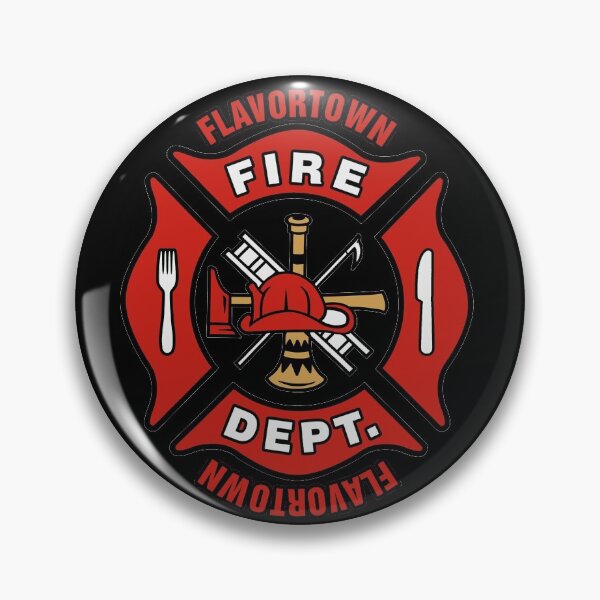 Item preview, Flavortown Fire Department Apron Pinny Guy Fieri designed and sold by art-from-earth.