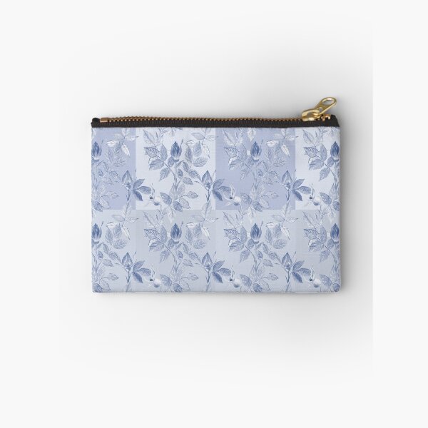 Item preview, Indigo Wild Roses Patchwork designed and sold by Flowersforbear.
