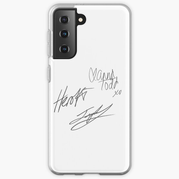 Anna Todd, Josephine Langford & Hero Fiennes Tiffin's autographs Samsung Galaxy Soft Case