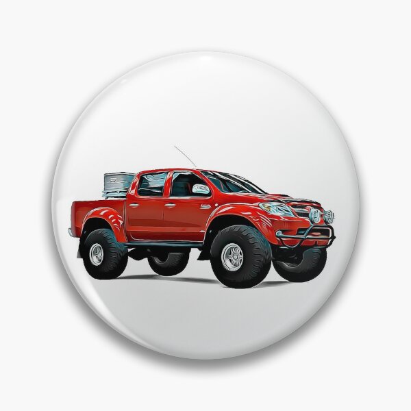 Item preview, Hilux Explorer Truck Cartoon designed and sold by Auto-Prints.