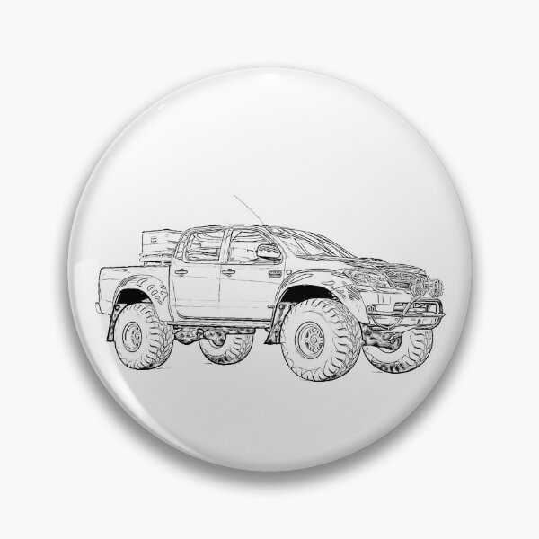 Item preview, Hilux Explorer Truck Wireframe designed and sold by Auto-Prints.