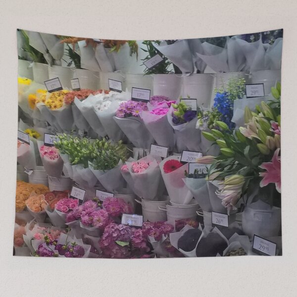 Item preview, Market flowers. Love the freshness, bright colours and order. I want to buy some of everything! designed and sold by JellyBeenzz.