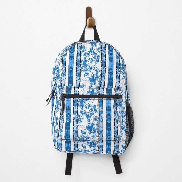 Item preview, Chinoiserie Striped Floral Print designed and sold by DFLC Prints.