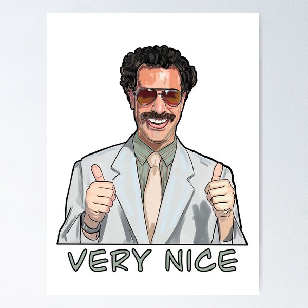 Item preview, Borat - very niiiice designed and sold by Shelmodine79.
