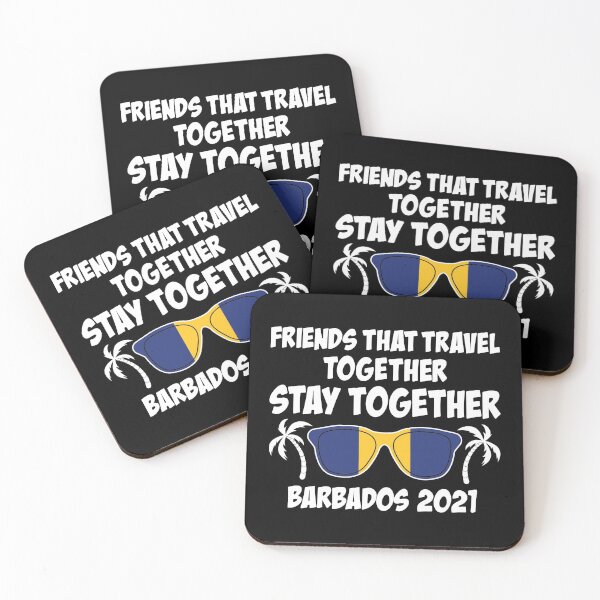 Item preview, Friends That Travel Together Barbados Girls Trip 2021 graphic designed and sold by jakehughes2015.