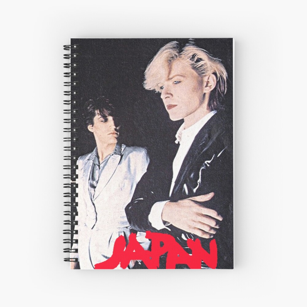 Japan The Band David Sylvian Steve Jansen Spiral Notebook For Sale By Leawolf Redbubble