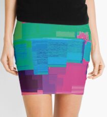 datamoshing 5 Mini Skirt