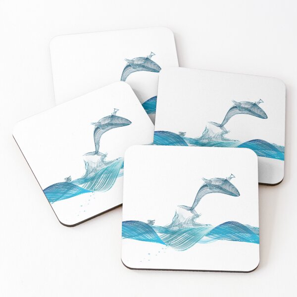 Item preview, whale dance in water design designed and sold by 42youbest.