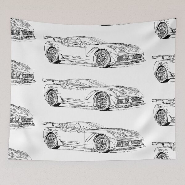 Item preview, Corvette ZL1 Wireframe designed and sold by Auto-Prints.
