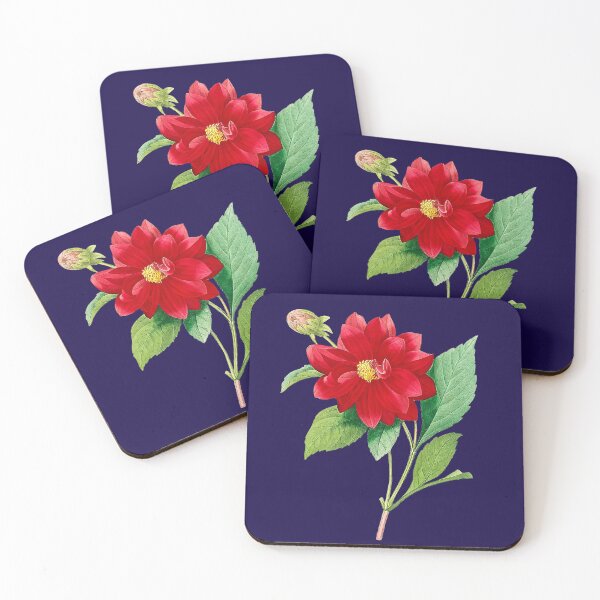 Item preview, Double Dahlias  Asteraceae Pierre-Joseph Redouté designed and sold by domdjs4239.