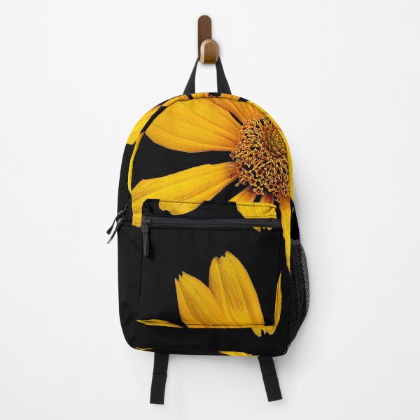 Item preview, Yellow Flower Petals with Black Background designed and sold by MyArt23.