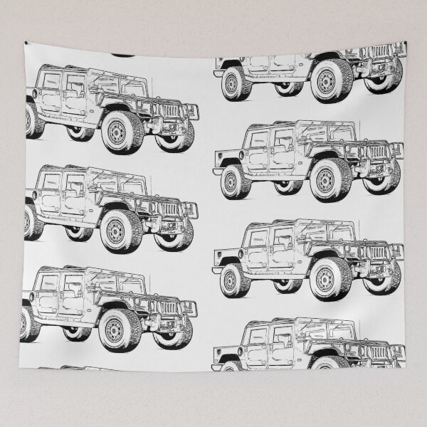 Artikelvorschau, Hummer Wireframe entworfen und verkauft von Auto-Prints.