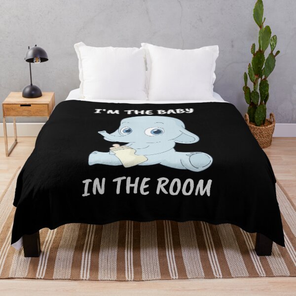 Item preview, I'm The Baby Elephant In The Room (Black Background) designed and sold by mind-illusions.