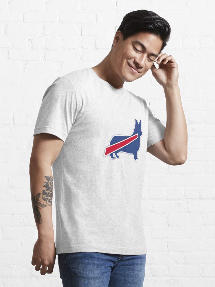 Buffalo Bills Corgi' Essential T-Shirt for Sale by samicappola