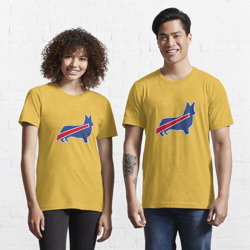 Buffalo Bills Corgi Active T-Shirt for Sale by samicappola