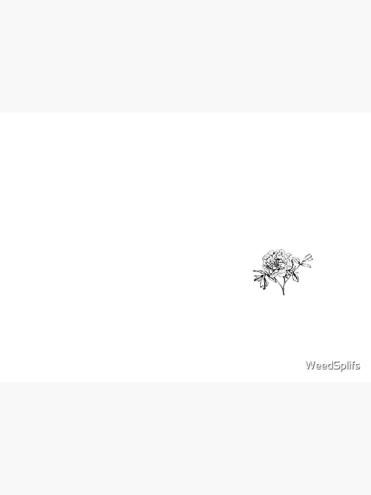 Peony BlackAndWhite by WeedSplifs
