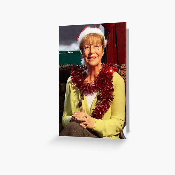 FESTIVE DIERDRE BARLOW Greeting Card