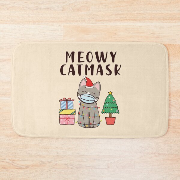 Item preview, Meowy Catmask Cute Christmas 2020 Cat designed and sold by CrystalCrush.