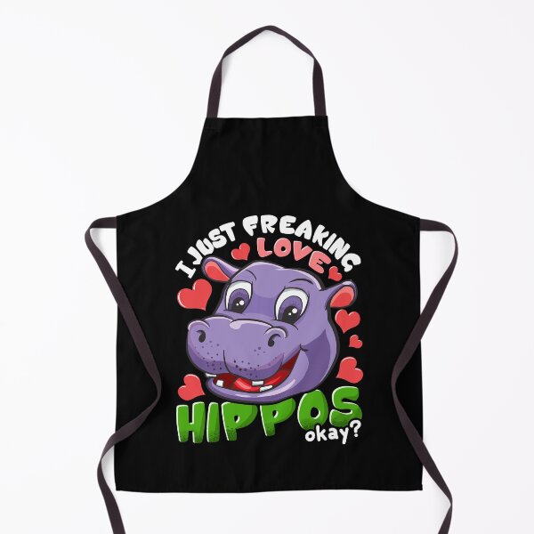 Item preview, Cute I Just Freaking Love Hippos, Okay? Baby Hippo designed and sold by perfectpresents.