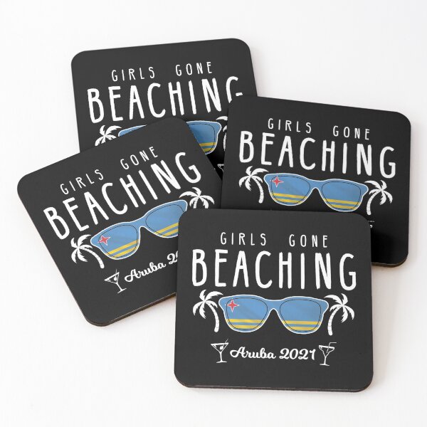 Item preview, Girls Gone Beaching Bachelorette Girls Trip Aruba 2021 print designed and sold by jakehughes2015.