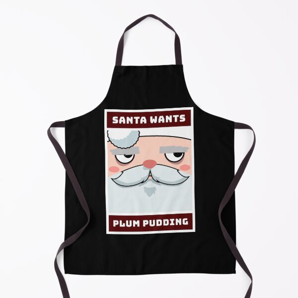 Item preview, Santa Wants Plum Pudding | Merry Christmas Holiday | Santa Face Cartoon designed and sold by Ainbowz-Artwork.