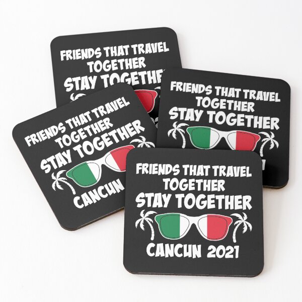 Item preview, Friends That Travel Together Cancun Girls Trip 2021 print designed and sold by jakehughes2015.