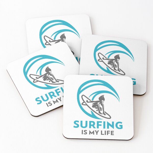 Item preview, Surfing Is My Life designed and sold by HappyFunnyTees.