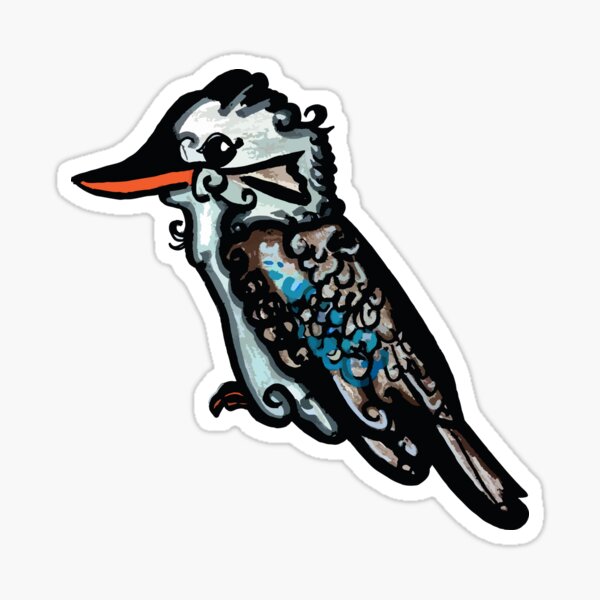 Item preview, Australian Native Bird - Kookaburra designed and sold by Annalee Beer.