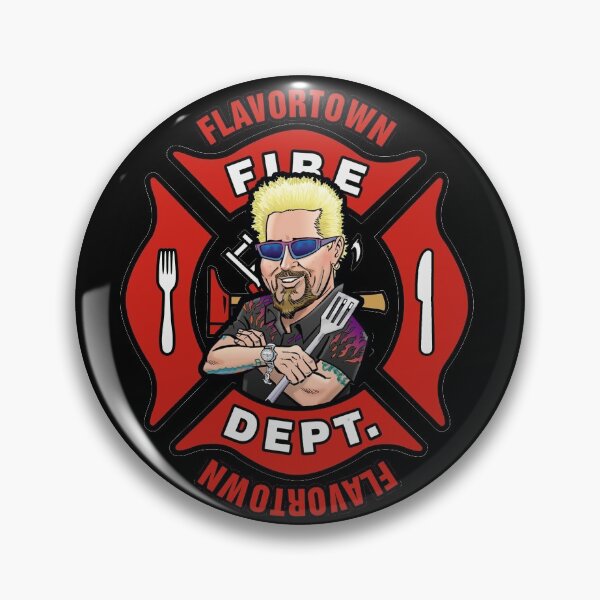 Item preview, Flavortown Guy Fieri Fire Department T-shirt  designed and sold by art-from-earth.