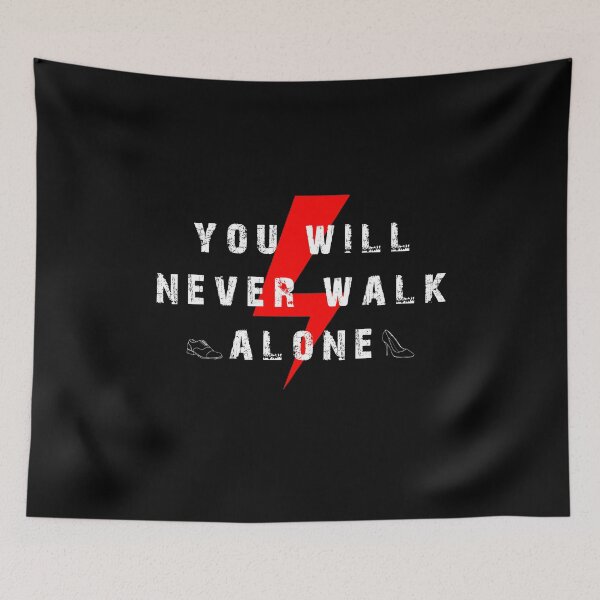 Item preview, YOU WILL NEVER WALK ALONE, POLAND, POLISH WOMEN PROTEST, STRAJK KOBIET, red lightning designed and sold by NiceSign.