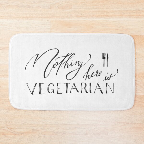 Item preview, Nothing here is vegetarian, black version designed and sold by Cinnamaldeide.