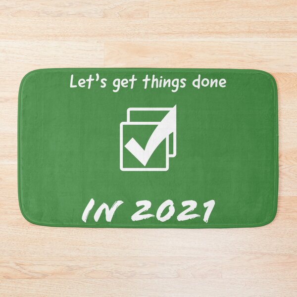 Item preview, Let's get things done in 2021 affirmation: Motivational, positive and inspiring quote designed and sold by TatianaLG.