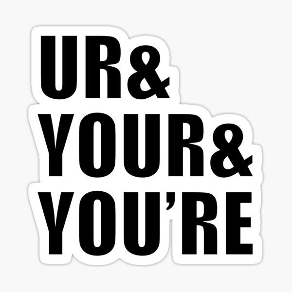 you-are-bad-grammar-sticker-by-jokertext-redbubble