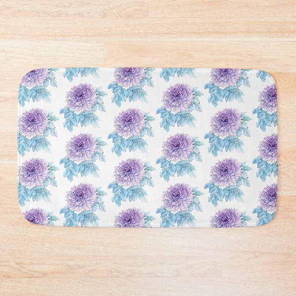 Item preview, purple chrysanthemum designed and sold by forestmagic.