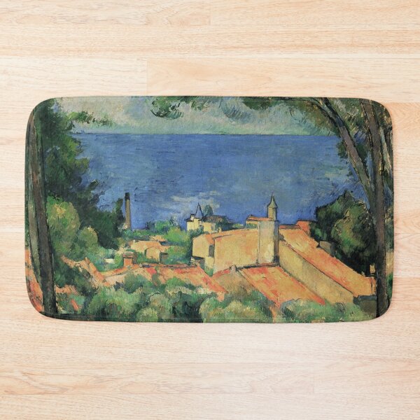 Item preview, L'Estaque With Red Roofs - Paul Cezanne - c1883 designed and sold by CrankyOldDude.